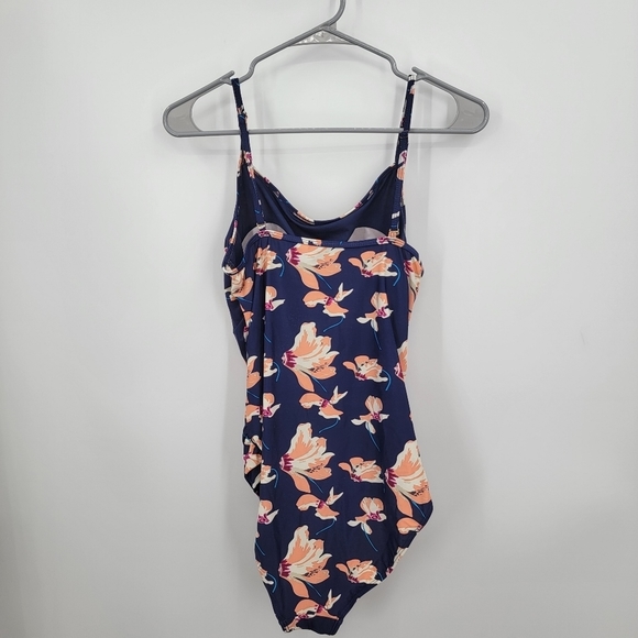 On The Beach One Piece Swimsuit Floral Print 12 - Picture 2 of 5